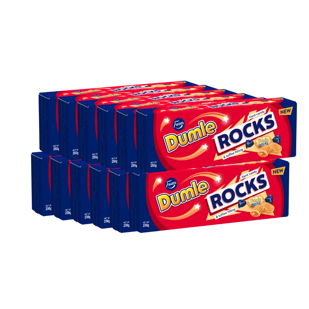 Dumle Rocks 250G x 12st
