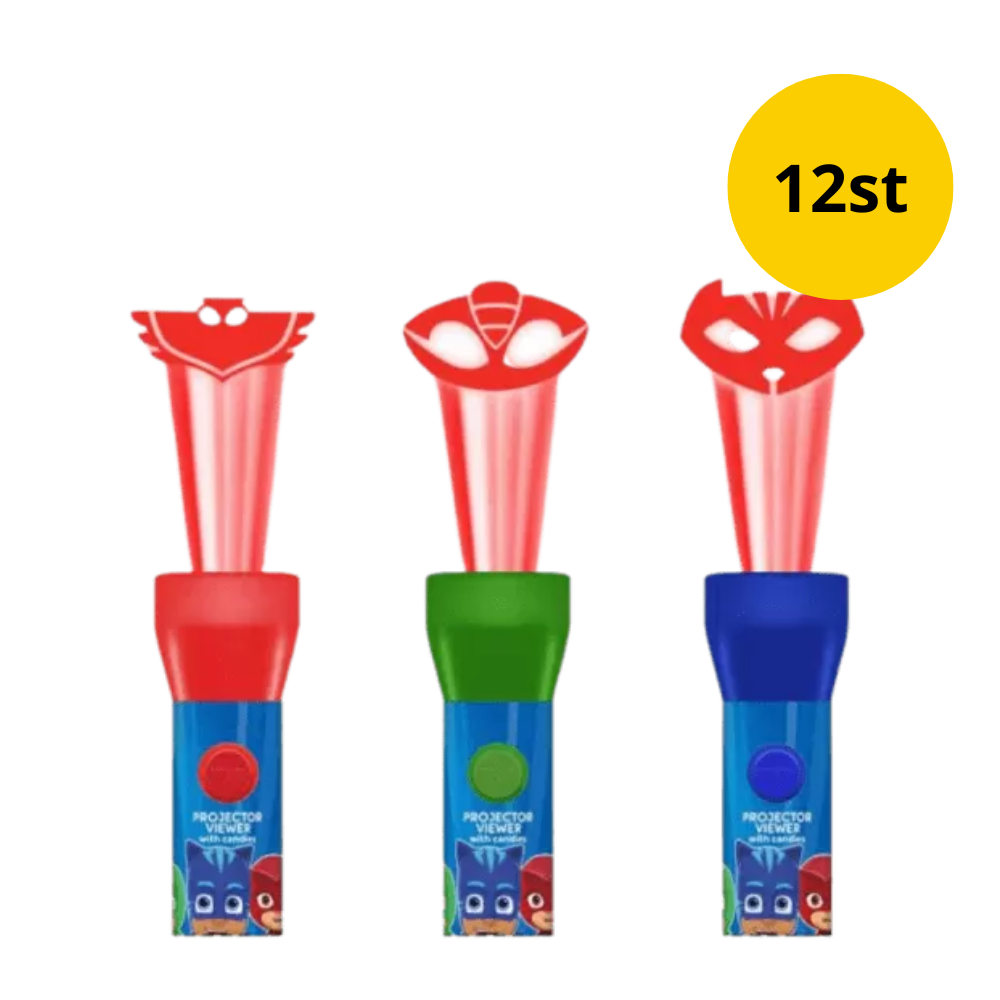 PJ MASK CANDY PROJECTOR 8G x 12st | Sortiment | Gottegrisen