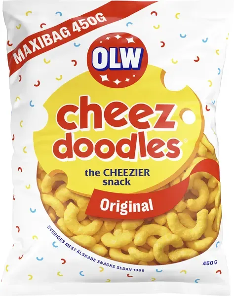 OLW Maxibag Cheez Doodlez 450g 3-pack
