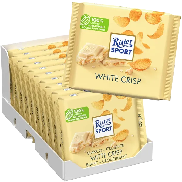Ritter White Crisp 100G x 10st