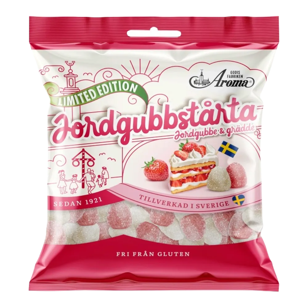 Jordgubbstårta 125g