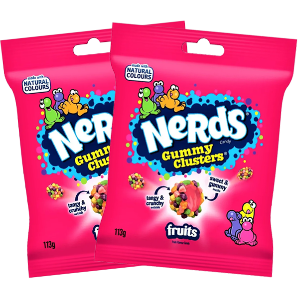 2st Nerds Gummy Cluster Rainbow 113g | Sortiment | Gottegrisen