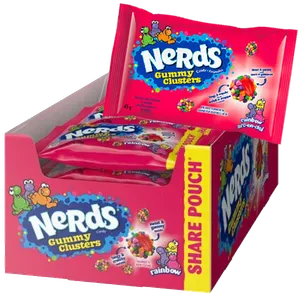 Nerds Gummy Cluster Rainbow 45G 20st