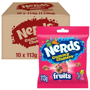 Nerds Gummy Cluster Rainbow 113G 10st