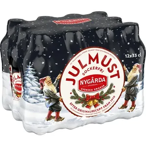 Nygårda Julmust Sockerfri 33cl x 12st