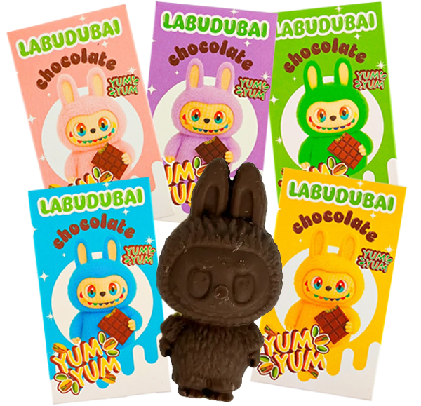 5st - LABUDUBAI Chocolate 30g | Sortiment | Gottegrisen