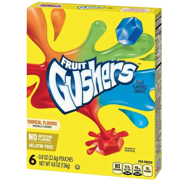 Fruit Gushers Tropical 136g