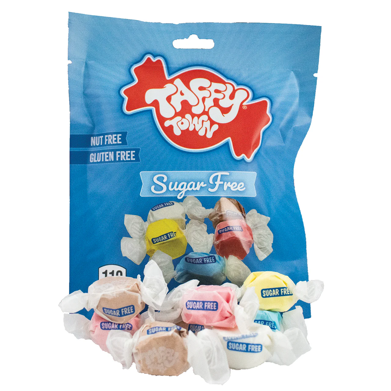 Taffy Town Sockerfri Salt Water 85g | Sortiment | Gottegrisen