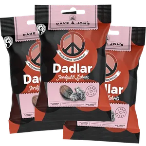 5st - Peacemärke Dadlar 50g