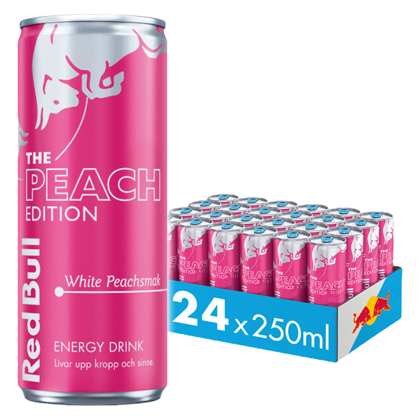 Red Bull White Peach 25cl x 24st | Sortiment | Gottegrisen