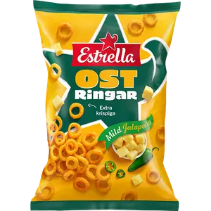 Estrella Ostringar Mild Jalapeno 200g