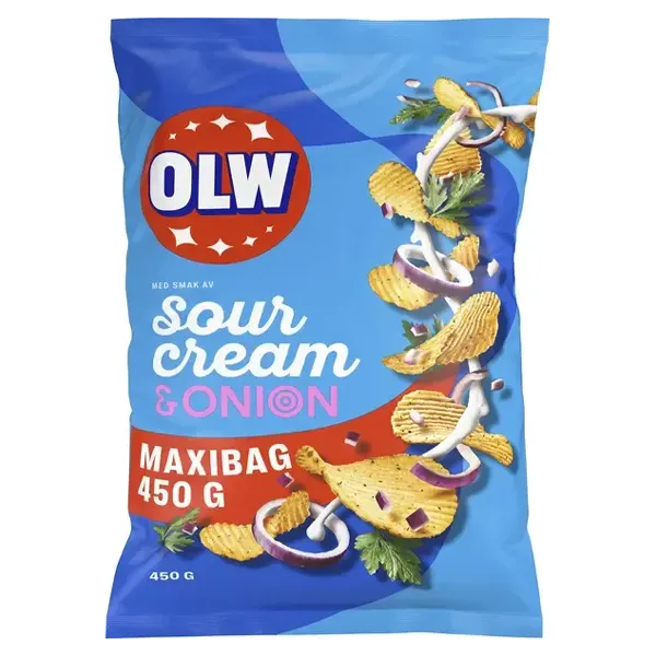 Sourcream & Onion 450g - Maxibag