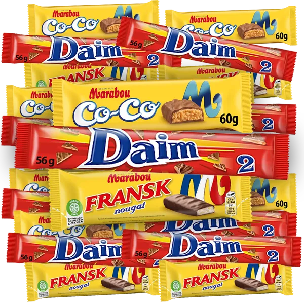 Marabou & Daim Mix 30-pack