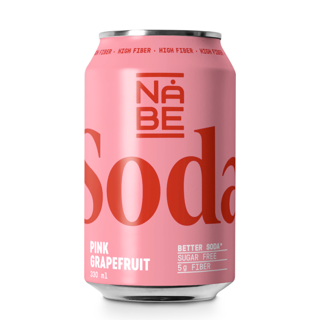 NÅBE Soda Pink Grapefruit 33cl | Sortiment | Gottegrisen