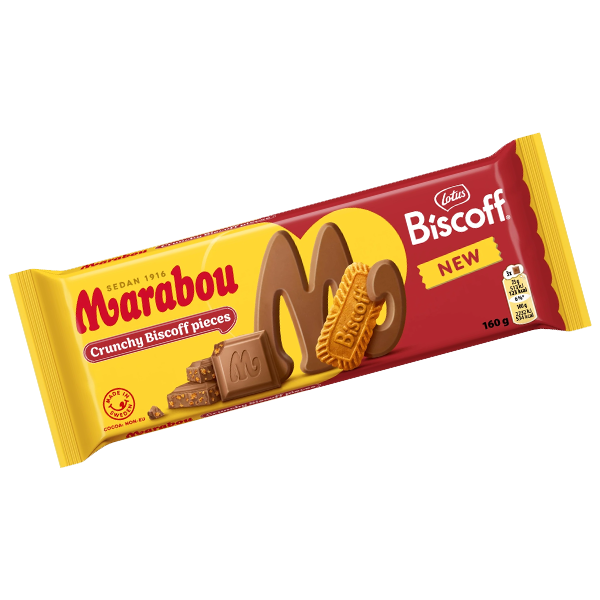 Marabou Biscoff 160g | Sortiment | Gottegrisen