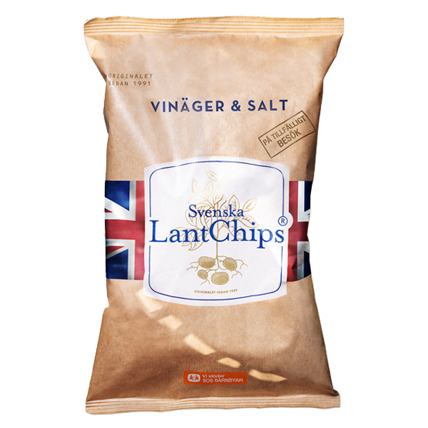 Lantchips Vinäger Salt 200g | Sortiment | Gottegrisen