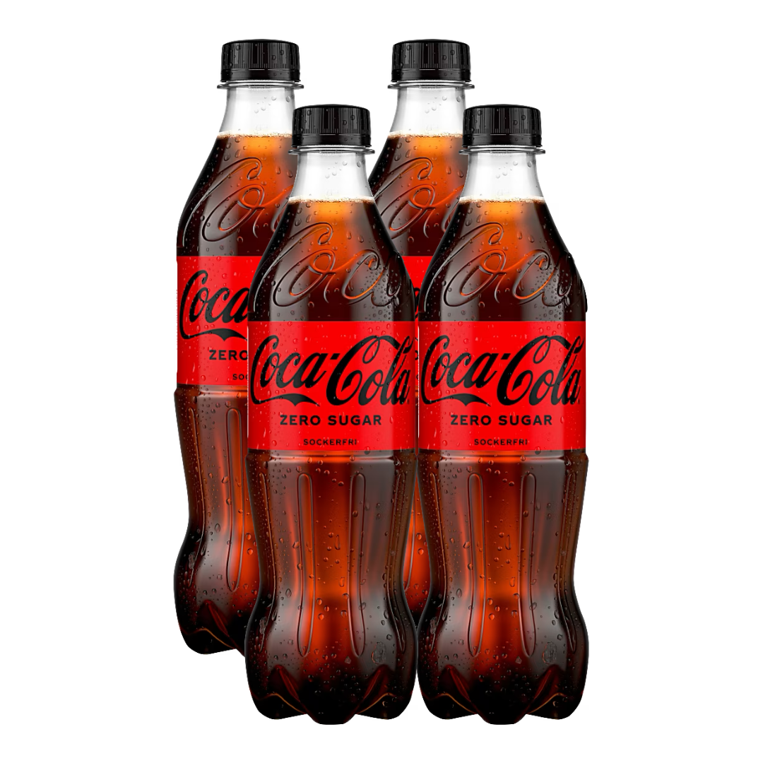4st - Coca-Cola Zero 50cl | Sortiment | Gottegrisen