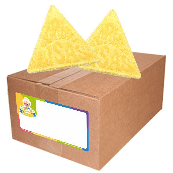 Mormor Lisas Triangle Sour Lemon 3.5kg | Sortiment | Gottegrisen