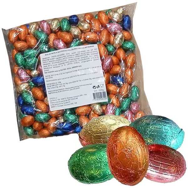 Staniolägg mjölkchoklad - 1kg | Sortiment | Gottegrisen