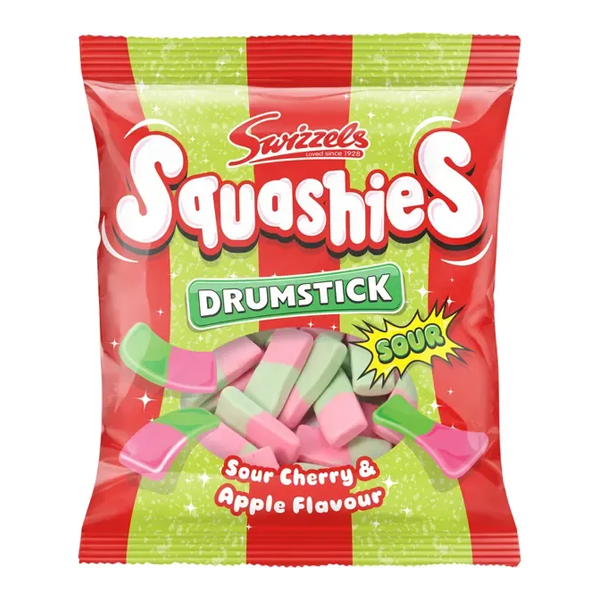 Squashies Sour Cherry Apple 140g | Sortiment | Gottegrisen