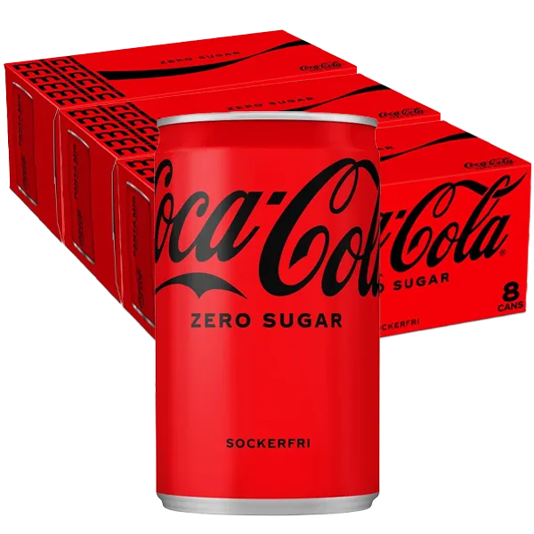 Coca Cola Zero Mini Can 24-pack 15cl