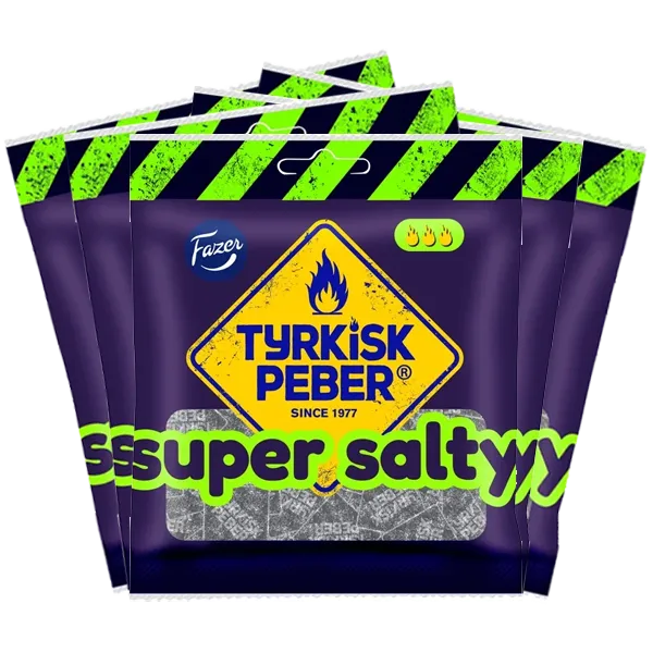 5st - Tyrkisk Peber Super Salty 80g