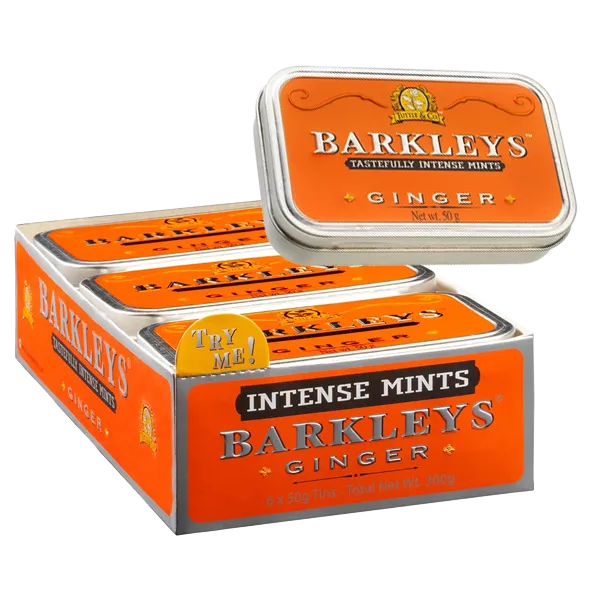Barkleys Ginger 50G x 6st