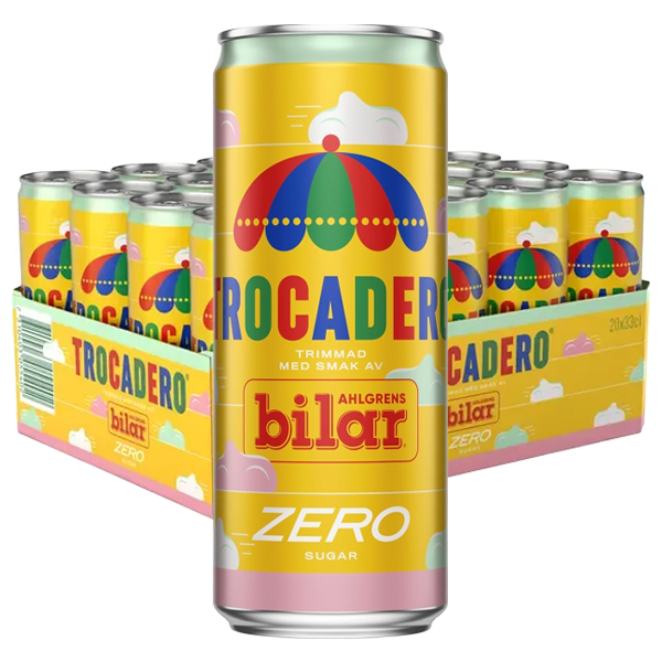 Trocadero Bilar Zero 33cl x 20st | Sortiment | Gottegrisen