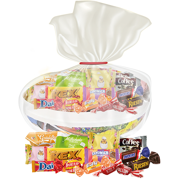 Receptionsägg Kvalitetsblandning 5.5kg | Sortiment | Gottegrisen