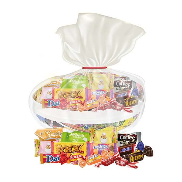 Receptionsägg Kvalitetsblandning 2.5kg | Sortiment | Gottegrisen