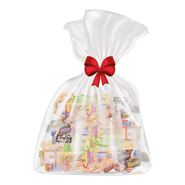 Cellofanpåse Godisblandning Kvalite 900g | Sortiment | Gottegrisen