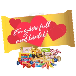 Tivolibox KÄRLEK Godisblandning 1kg