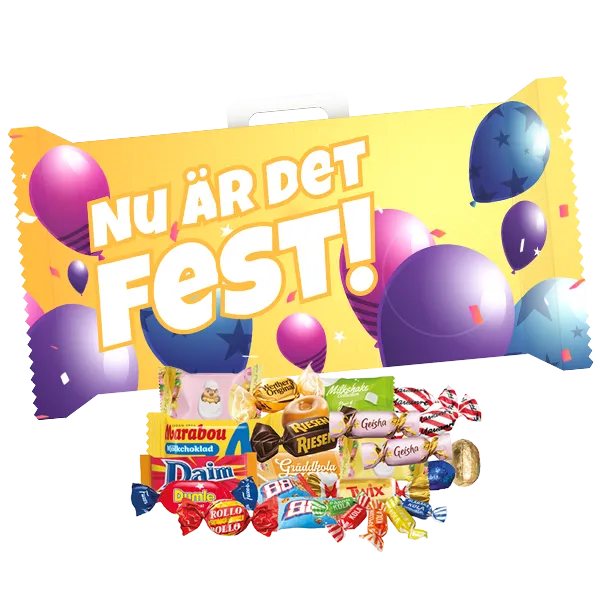 Tivolibox FEST Godisblandning 1kg