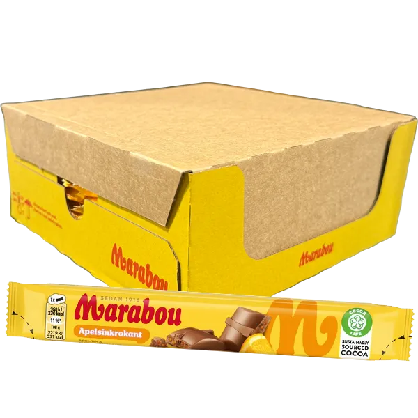 Marabou Apelsinkrokant 43g x 36st