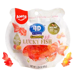 Amos 4D Gummy Lucky Fish 65G
