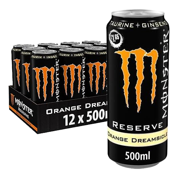 Monster Orange Dreamsicle 12st x 500ml | Sortiment | Gottegrisen