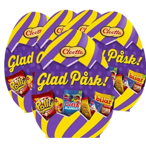 Cloetta Glad Påskägg 167g - 5st