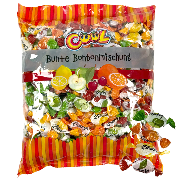 Cool Hård Fruktkaramell 2kg | Sortiment | Gottegrisen