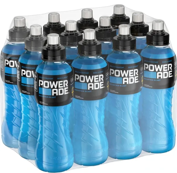 Powerade Mountan Blast Blå 50cl x 12st