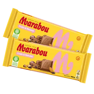 2st - Marabou Frukt & Mandel 160g