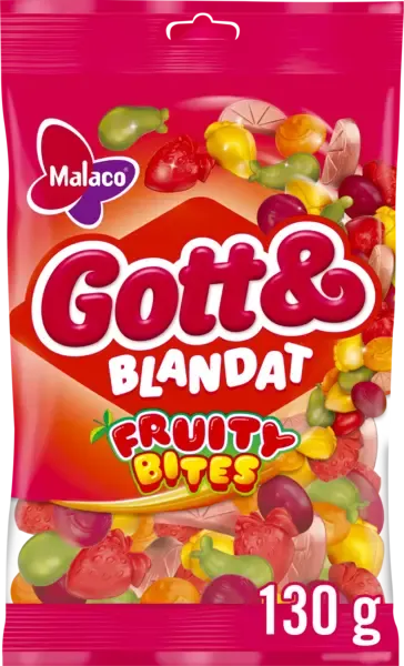 Gott & Blandat Fruity Bites 130g