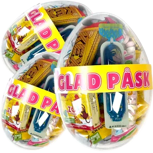 3st - Påskägg STOR Snacks/Godis 157g