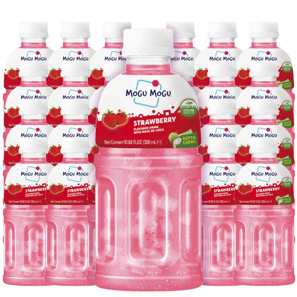 Mogu Mogu Strawberry 24x 320ml | Sortiment | Gottegrisen