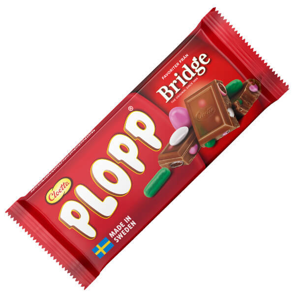 Plopp Choklad Bridge 75g /