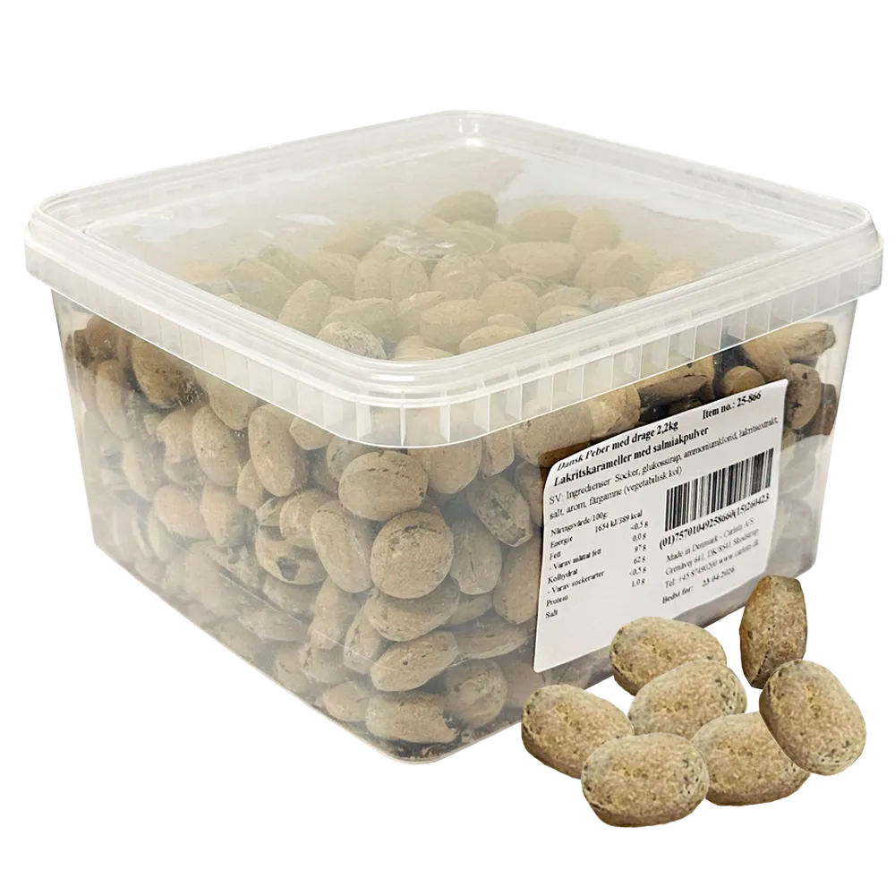 Dansk Peber Med Dragé 2,2 kg