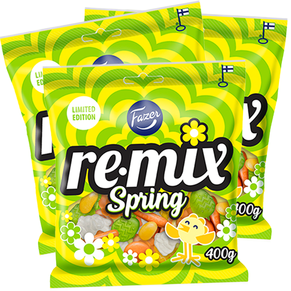 3st - Fazer Remix Spring 400g | Sortiment | Gottegrisen
