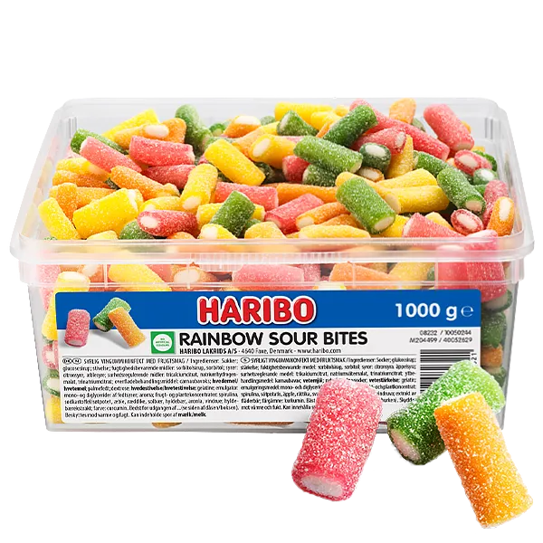 HARIBO Rainbow Sour Bites 1kg