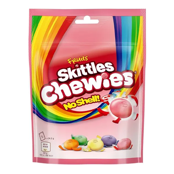 Skittles Chewies Sweets Fruit Pouch 137g