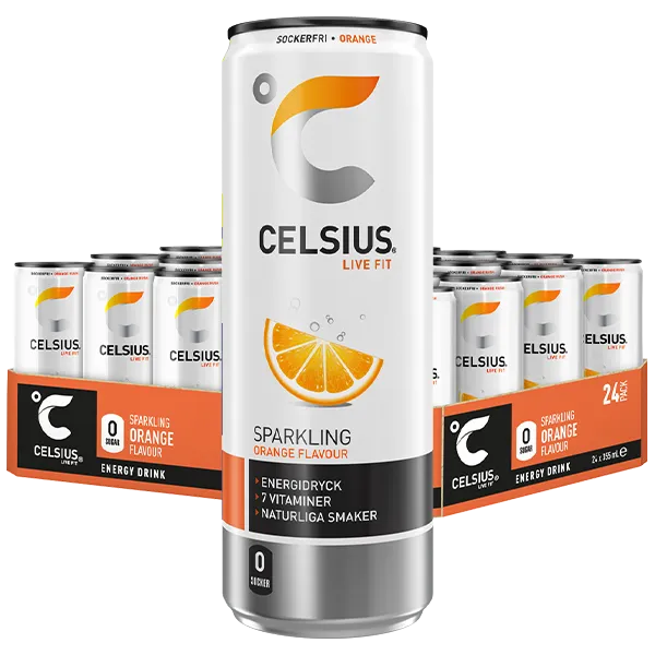 Celsius Orange Rush 24st x 355ml