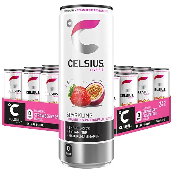 Celsius Strawberry Passion 24st x 355 ml